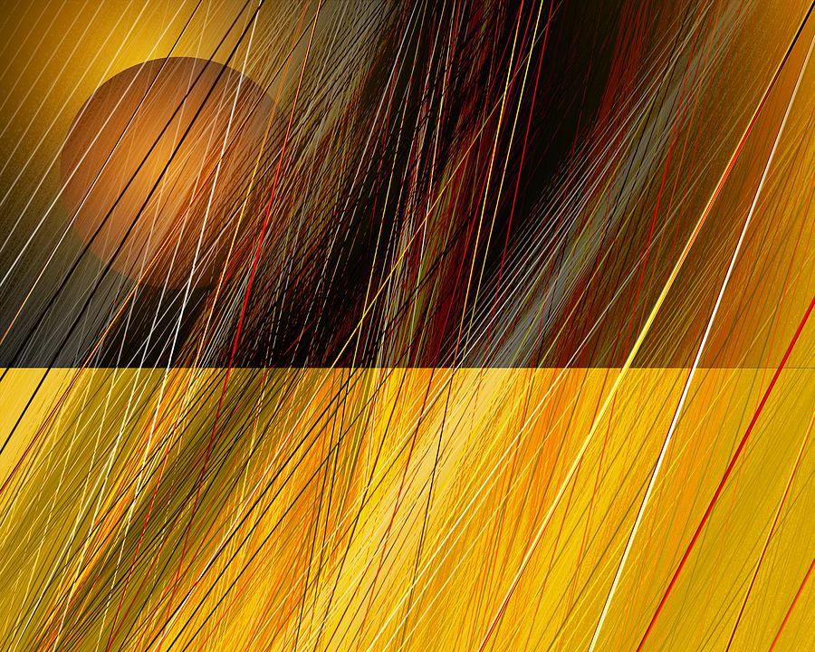 Autumn Abstract 090910 Digital Art by David Lane