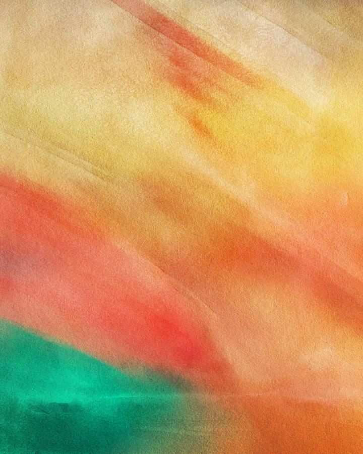 Autumn Abstract Painting by Bonnie Bruno