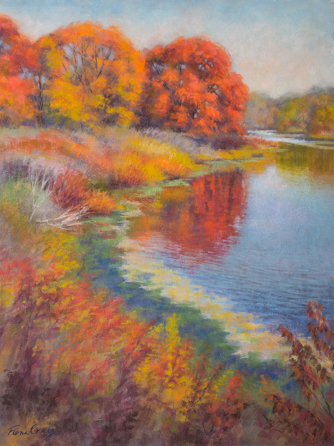 Fall Pastel - Autumn Afternoon 3 by Fiona Craig