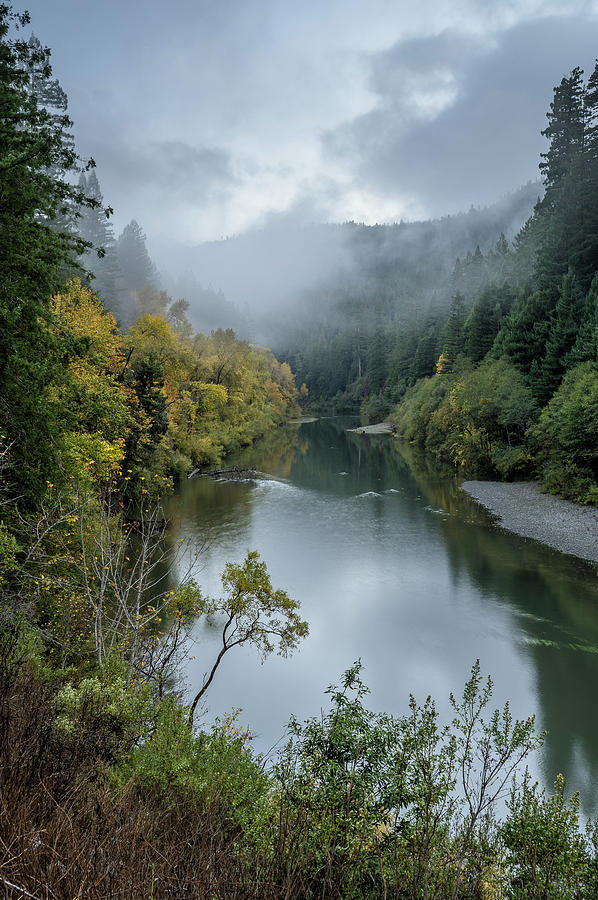 Autumn Afternoon Mists on the Eel Photograph by Greg Nyquist