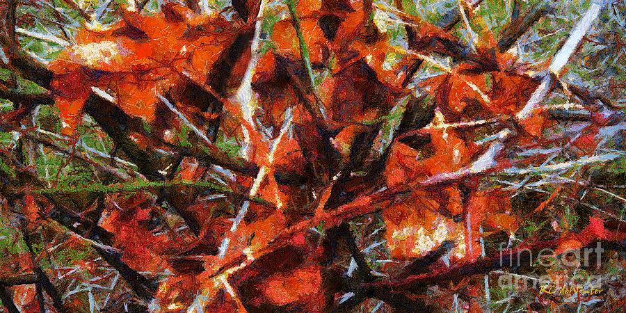 Abstract Painting - Autumn Allegretto by RC DeWinter