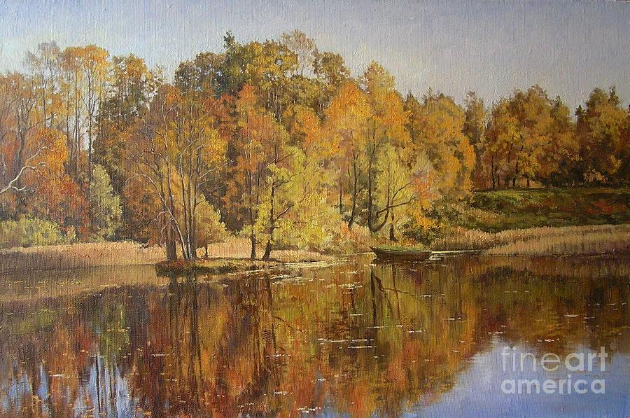 Autumn Painting By Andrey Soldatenko   Fine Art America