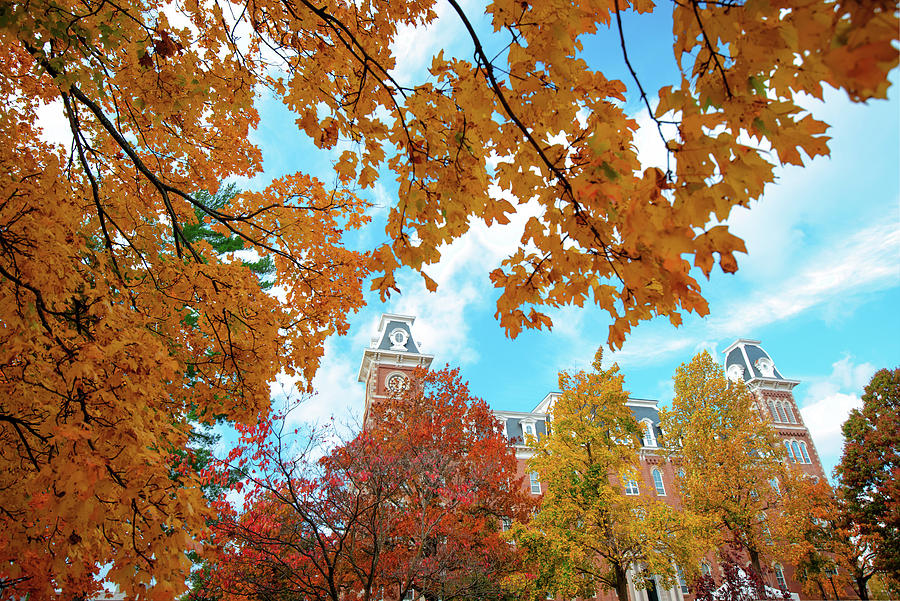 University Of Arkansas Photograph - Autumn Around Old Main - University of Arkansas - Fayetteville by Gregory Ballos