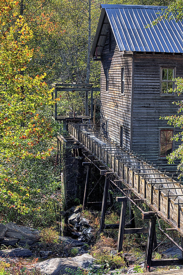 Autumn at Beans Gristmill  Photograph by JC Findley