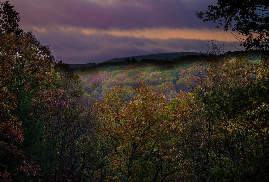 Autumn At Dawn On The Mountain Photograph