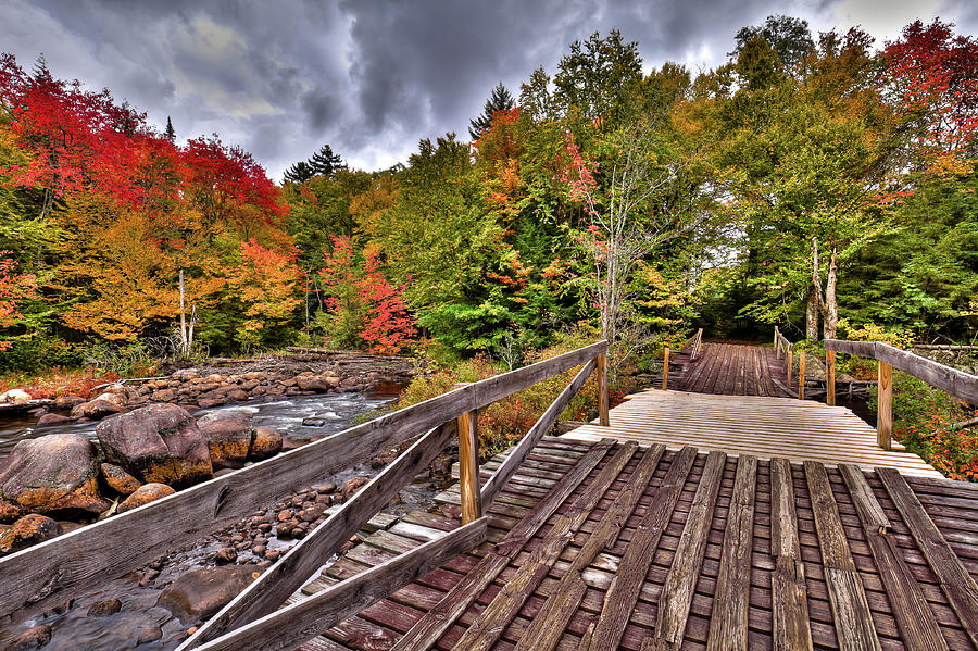 Autumn at Indian Rapids Photograph by David Patterson