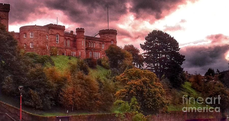 Autumn At Inverness Castle 2 Photograph by Joan-Violet Stretch