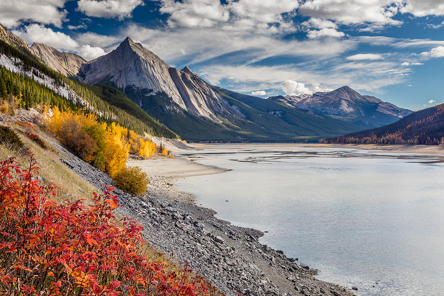 Autumn at Medicine Lake Photograph by Pierre Leclerc Photography