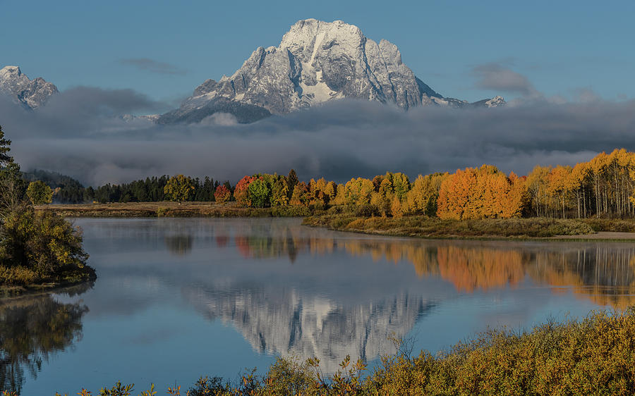 Autumn At Mount Moran Photograph by Yeates Photography