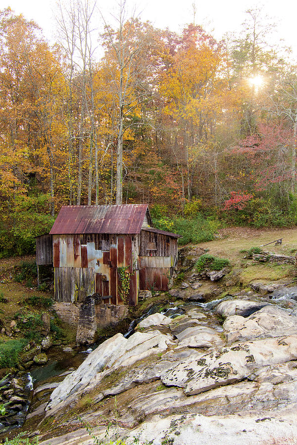 Fall Photograph - Autumn at Pardue Mill by Jessica Waters