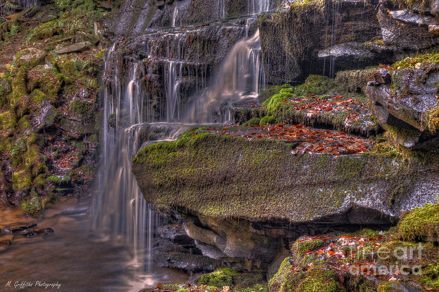 Waterfall Photograph - Autumn at Rosecrans Falls by Michael Griffiths