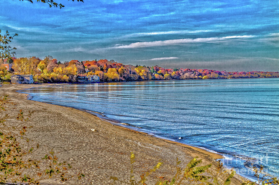 Autumn at the Beach Photograph by William Norton