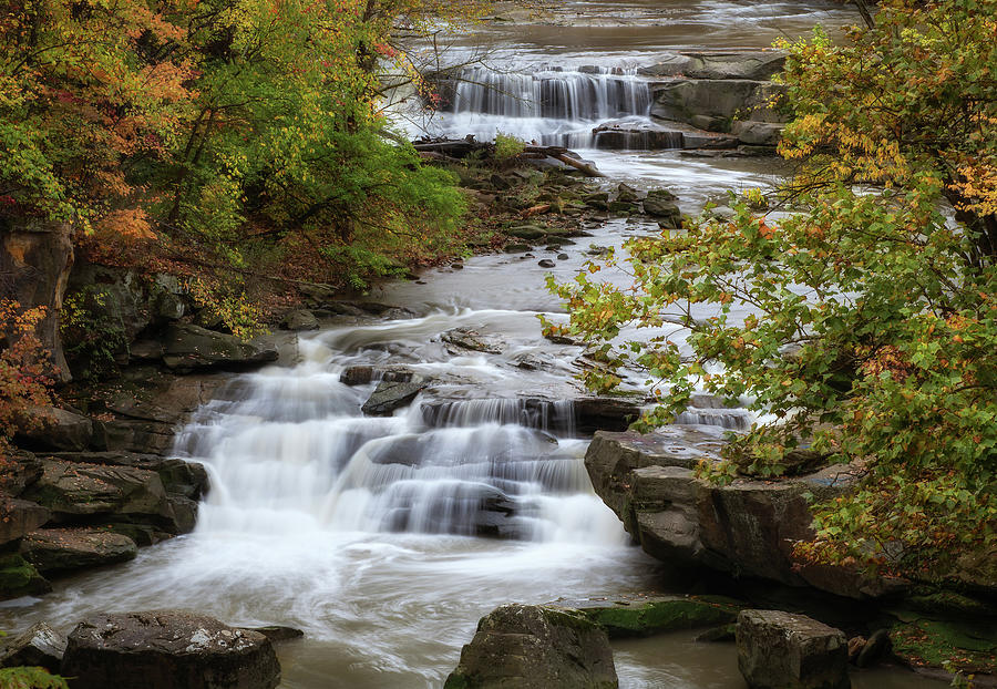 Autumn At The Falls Photograph by Dale Kincaid