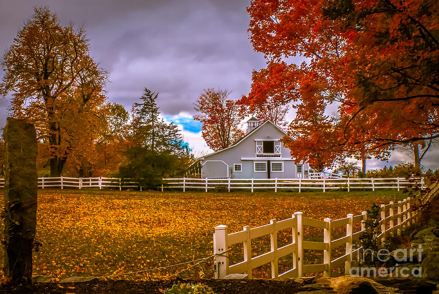 Autumn at the farm Photograph by Claudia M Photography