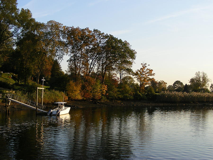 Autumn at the Harbor Photograph by Margie Avellino