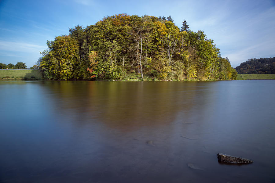 Autumn at the Iberg Dam Photograph by Andreas Levi