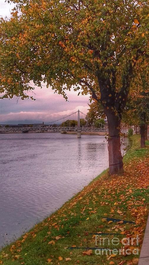 Autumn At The River Ness 2 Photograph by Joan-Violet Stretch