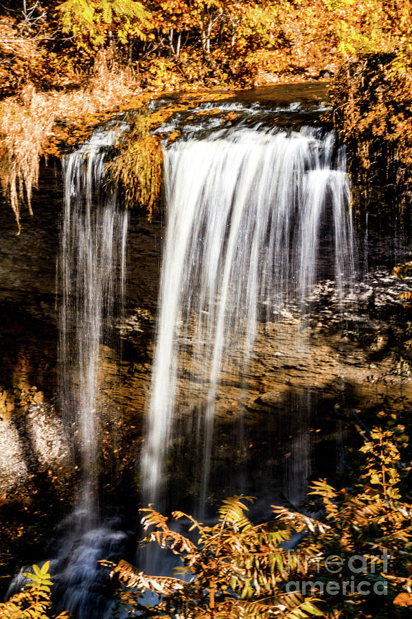 Autumn at Wolcott Falls Photograph by William Norton