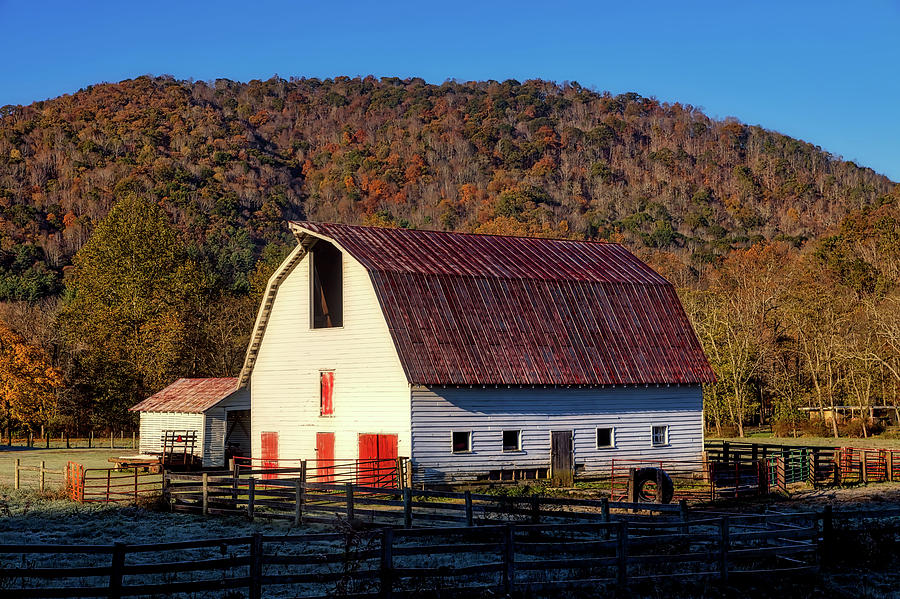 Fall Photograph - Autumn Barn by Mountain Dreams