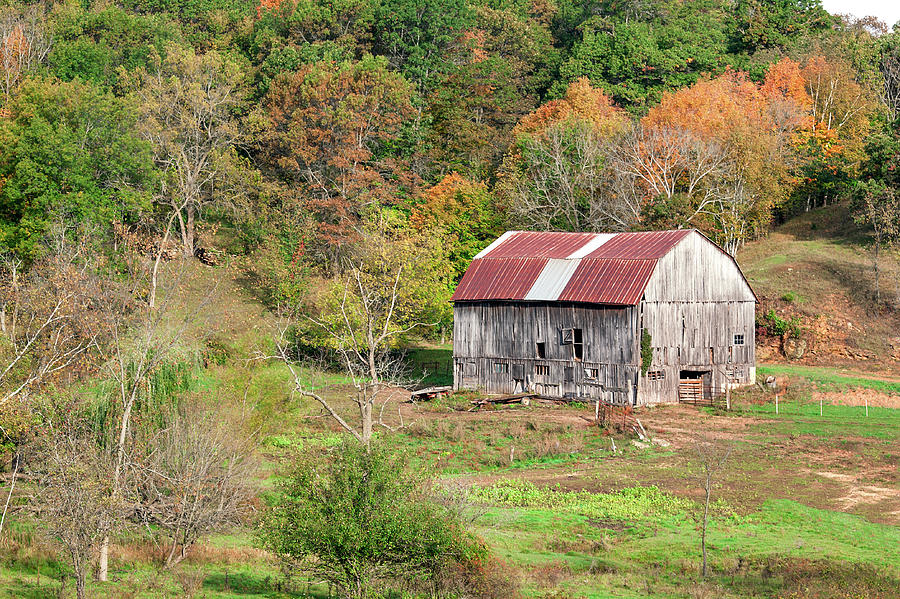 Autumn Barn Photograph by Todd Klassy