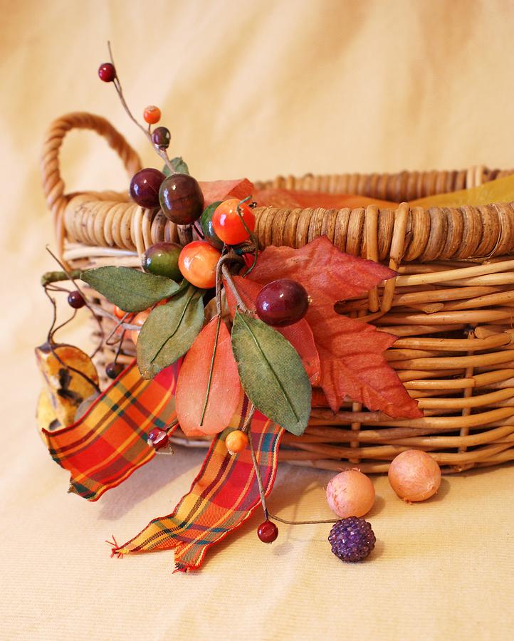 Autumn Basket Photograph by Florene Welebny