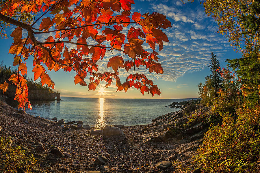 Autumn Bay Near Shovel Point Photograph by Rikk Flohr