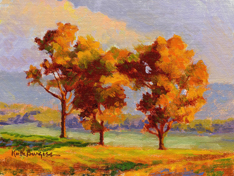 Impressionism Painting - Autumn Beauties by Keith Burgess