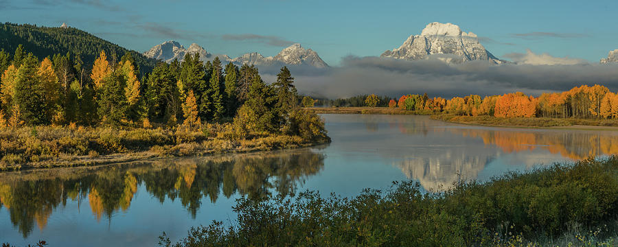 Autumn Beauty At Mount Moran Photograph by Yeates Photography