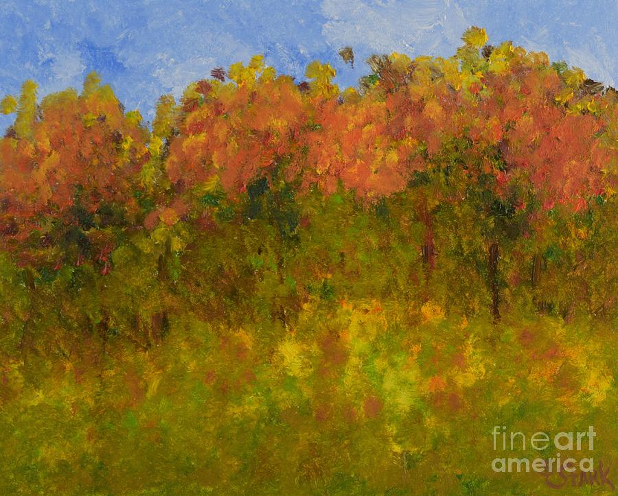 Autumn Beauty Painting by Barrie Stark