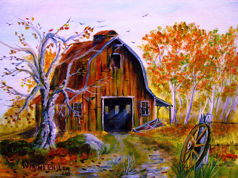 Autumn Beauty  Painting by Wayne Enslow