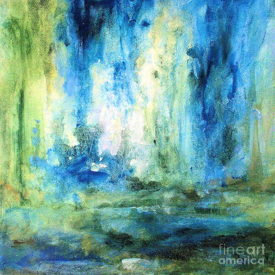 Spring Rain  Painting by Laurie Rohner