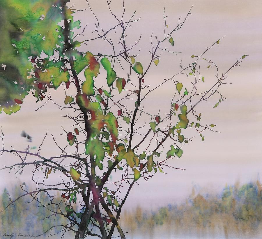 Tree Tapestry - Textile - Autumn Birch by Sand Creek by Carolyn Doe