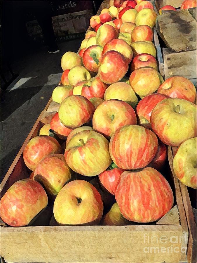 Autumn Bounty - Apples Photograph by Miriam Danar