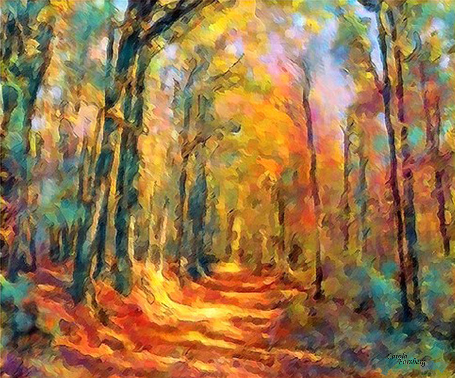 Autumn Painting by Carola Ann-Margret Forsberg - Fine Art America