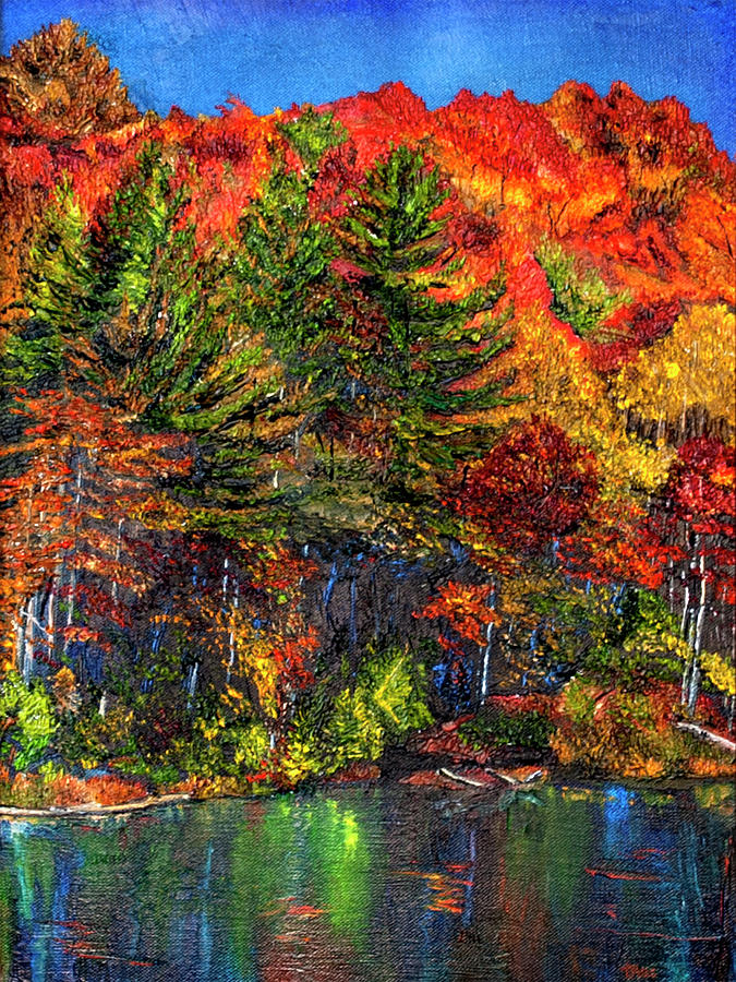 Autumn Cascades Painting by Terry R MacDonald