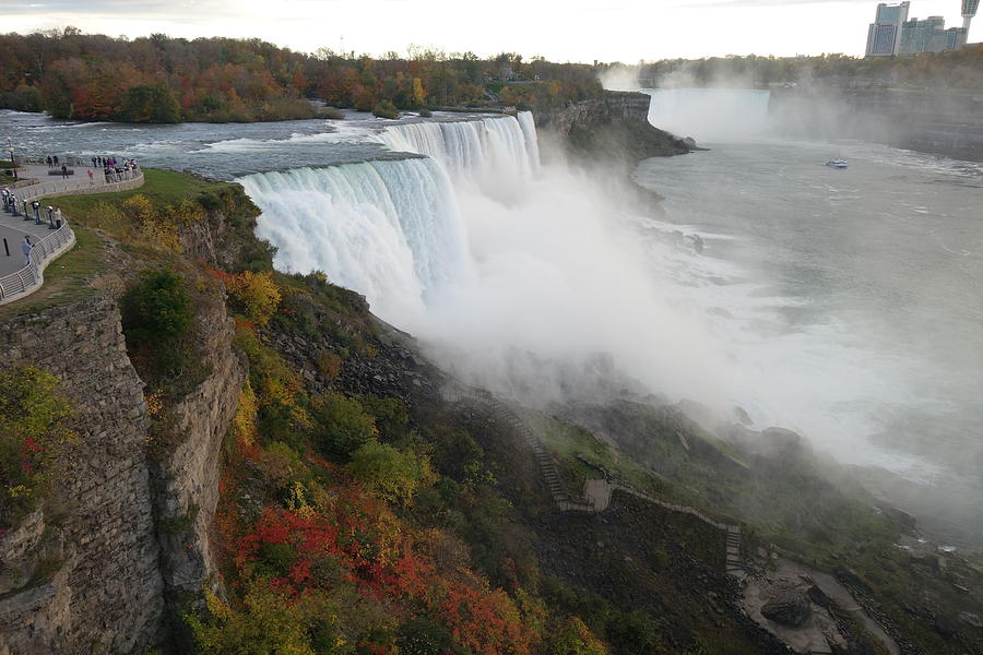Autumn Color At Niagara Falls Photograph by Rauno Joks
