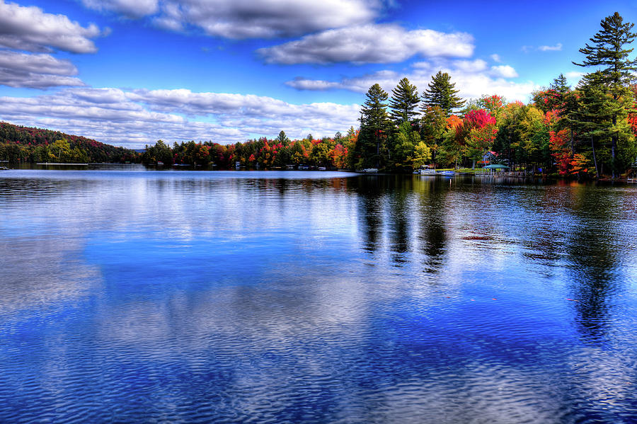 Autumn Color on 6th Lake Photograph by David Patterson