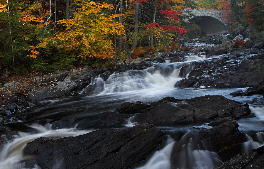Autumn Colors at Smith River Cascade Photograph by Juergen Roth