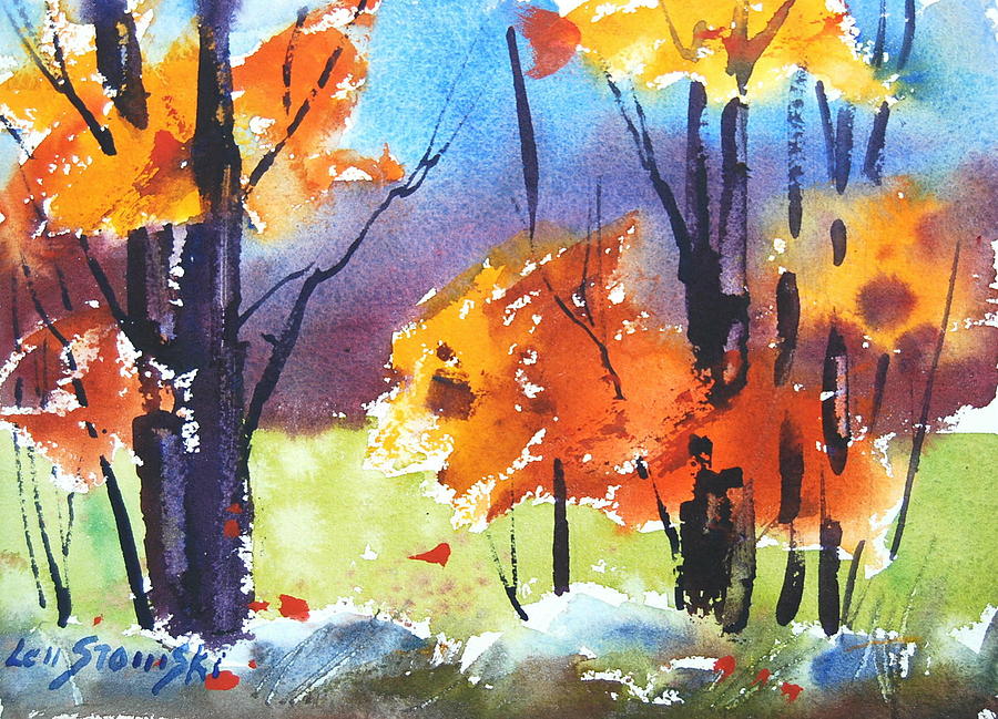 Autumn Colors Painting by Len Stomski