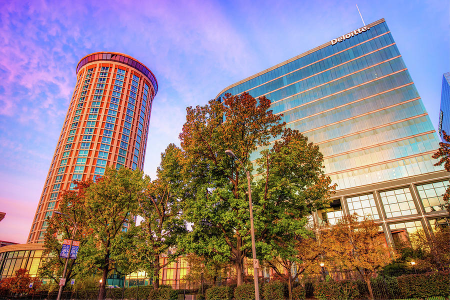 Fall Photograph - Autumn Colors - Millennium Hotel and St. Louis Buildings by Gregory Ballos