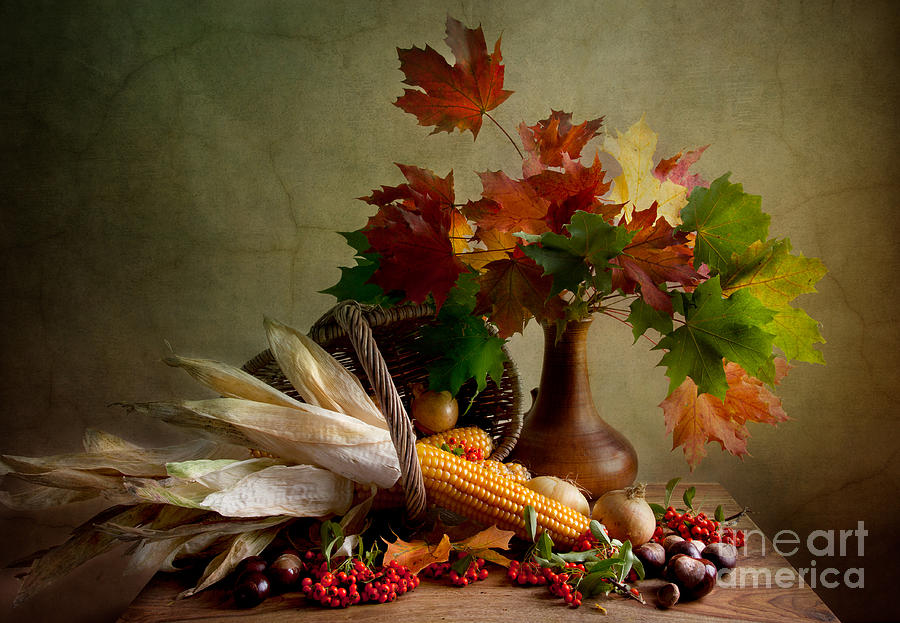 Thanksgiving Photograph - Autumn Colors by Nailia Schwarz
