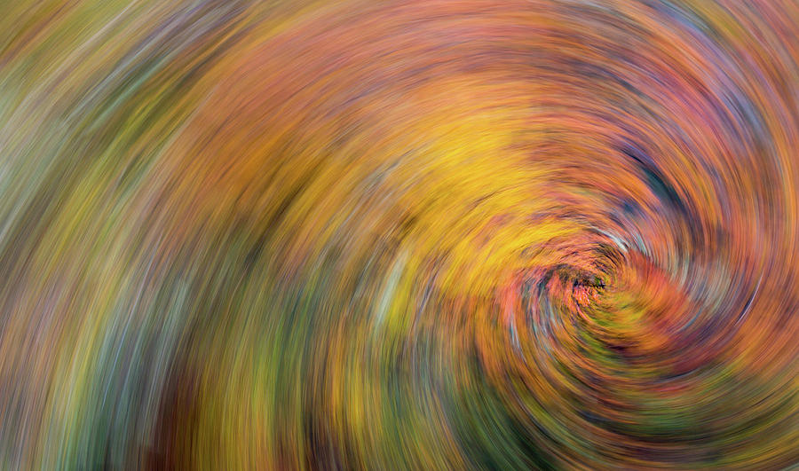 Autumn Colors Spin Photograph by Max Waugh