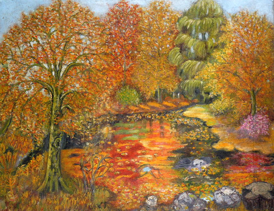 Autumn Colours Painting by Greta Gartner