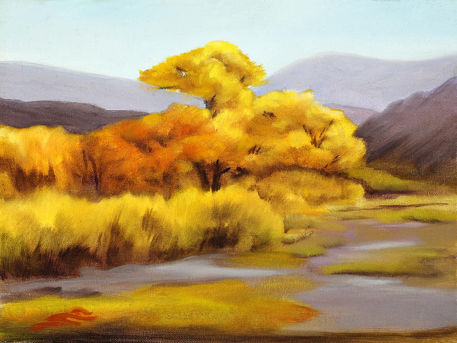 Autumn Comes Painting by Sandi Snead