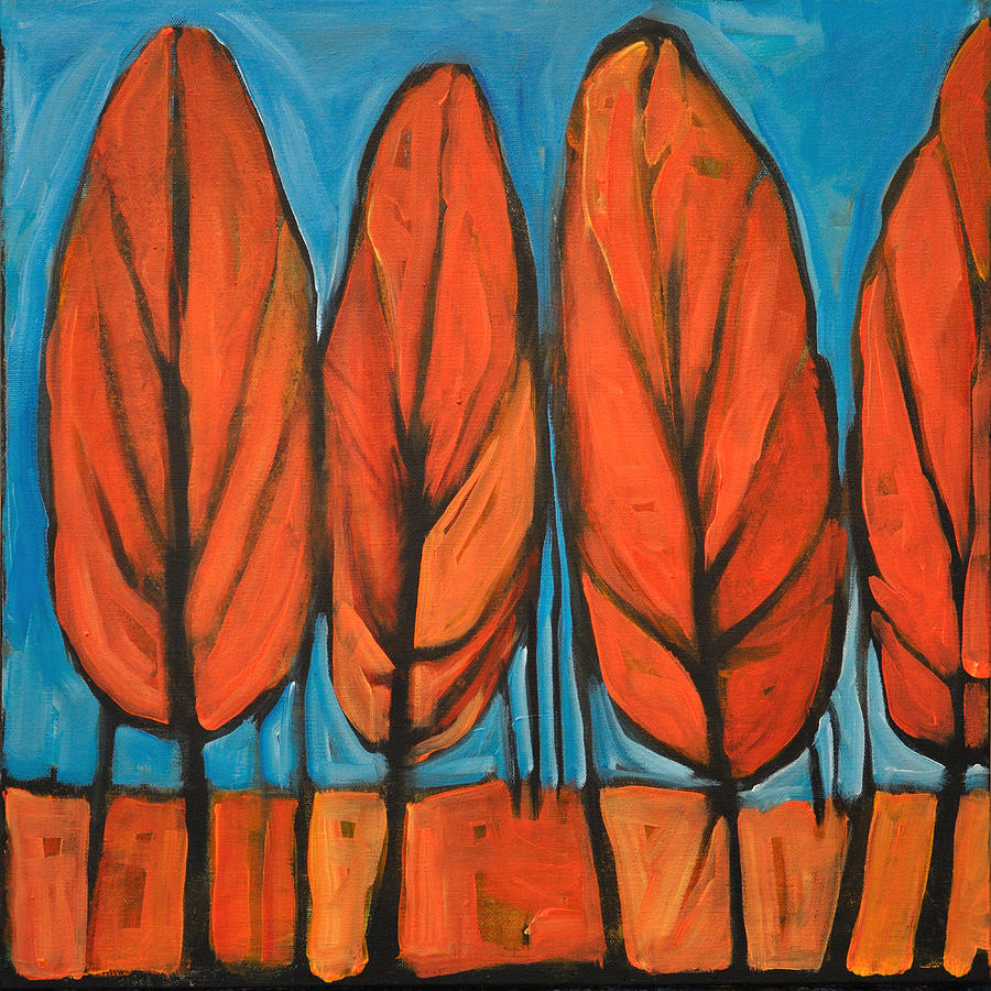 Fall Painting - Autumn Dance by Tim Nyberg