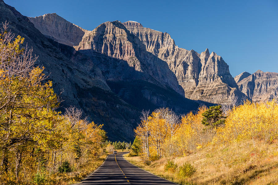 Autumn drive in the Rockies Photograph by Pierre Leclerc Photography