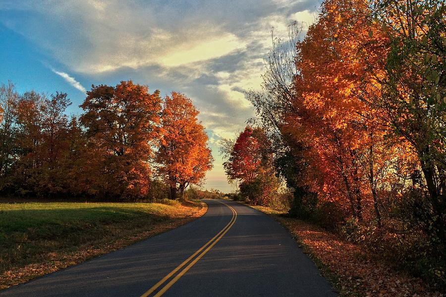 Autumn Drive Photograph by Kendall McKernon