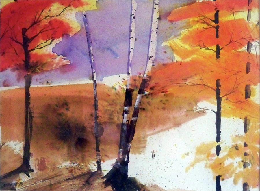Autumn Painting by Ed Heaton