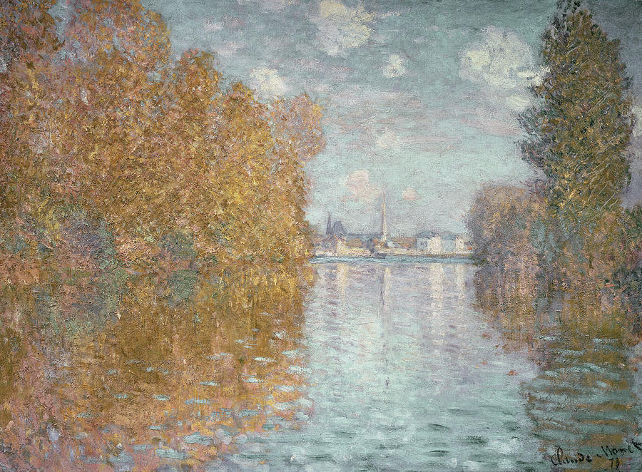 Autumn Effect at Argenteuil Painting by Claude Monet