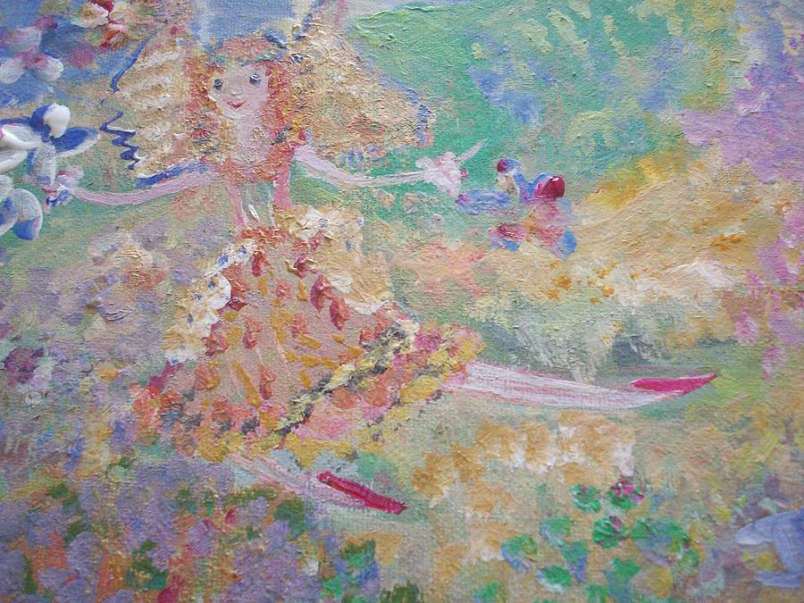 Autumn Fairy clean up Painting by Judith Desrosiers